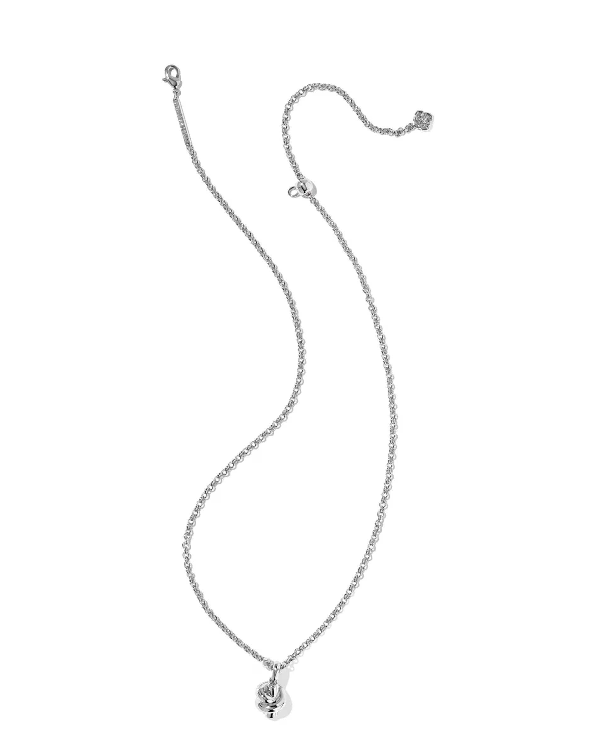 Parker Knot Silver Necklace