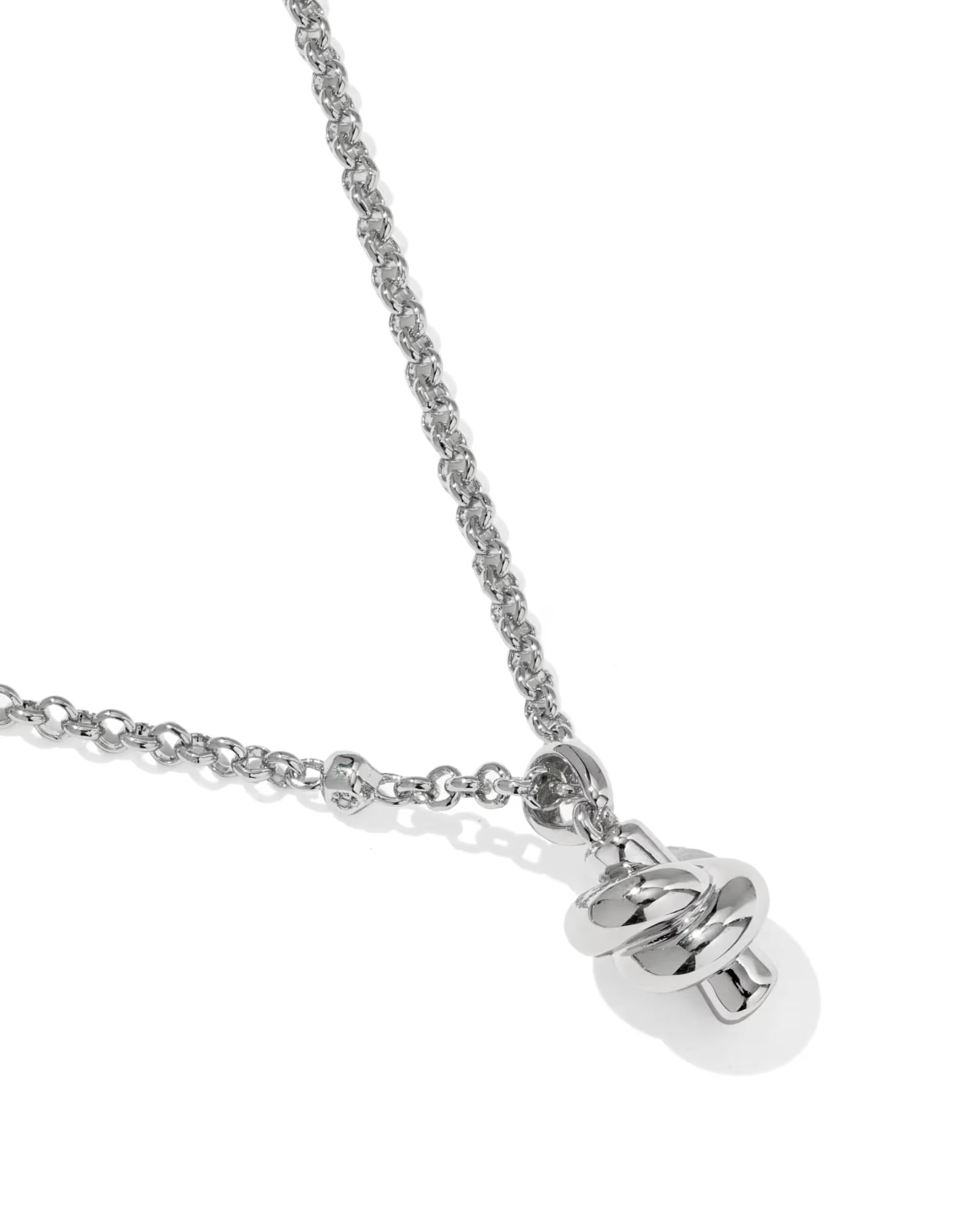 Parker Knot Silver Necklace