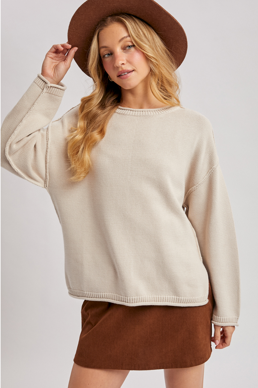 Sami Rolled Neck Sweater