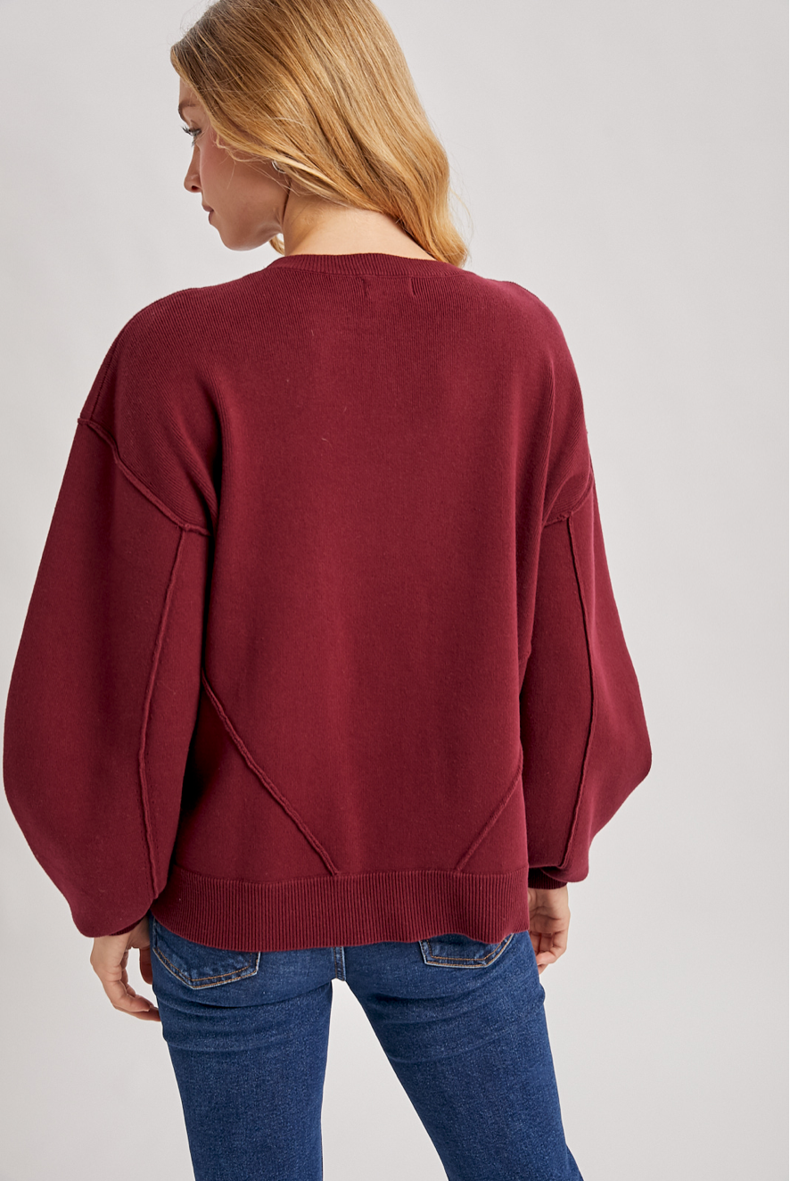 Mallory Oversized Knit Pullover