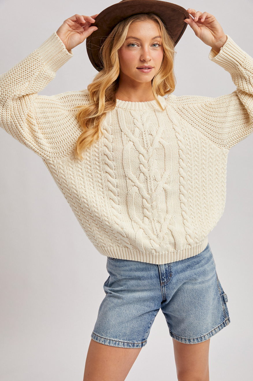 Felicity Cable Knit Sweater