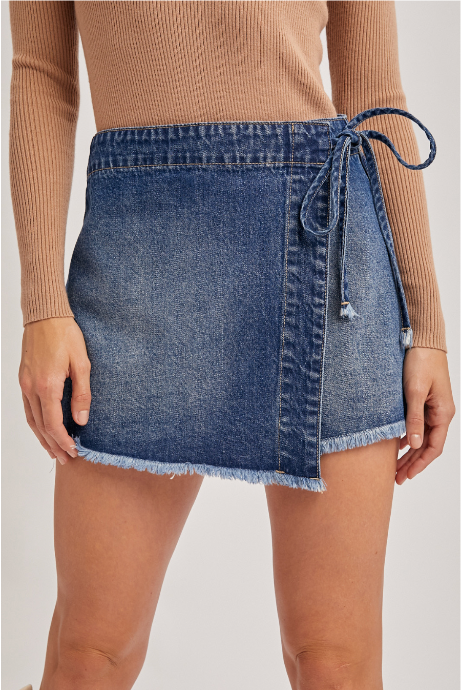 Harmony Denim Skort