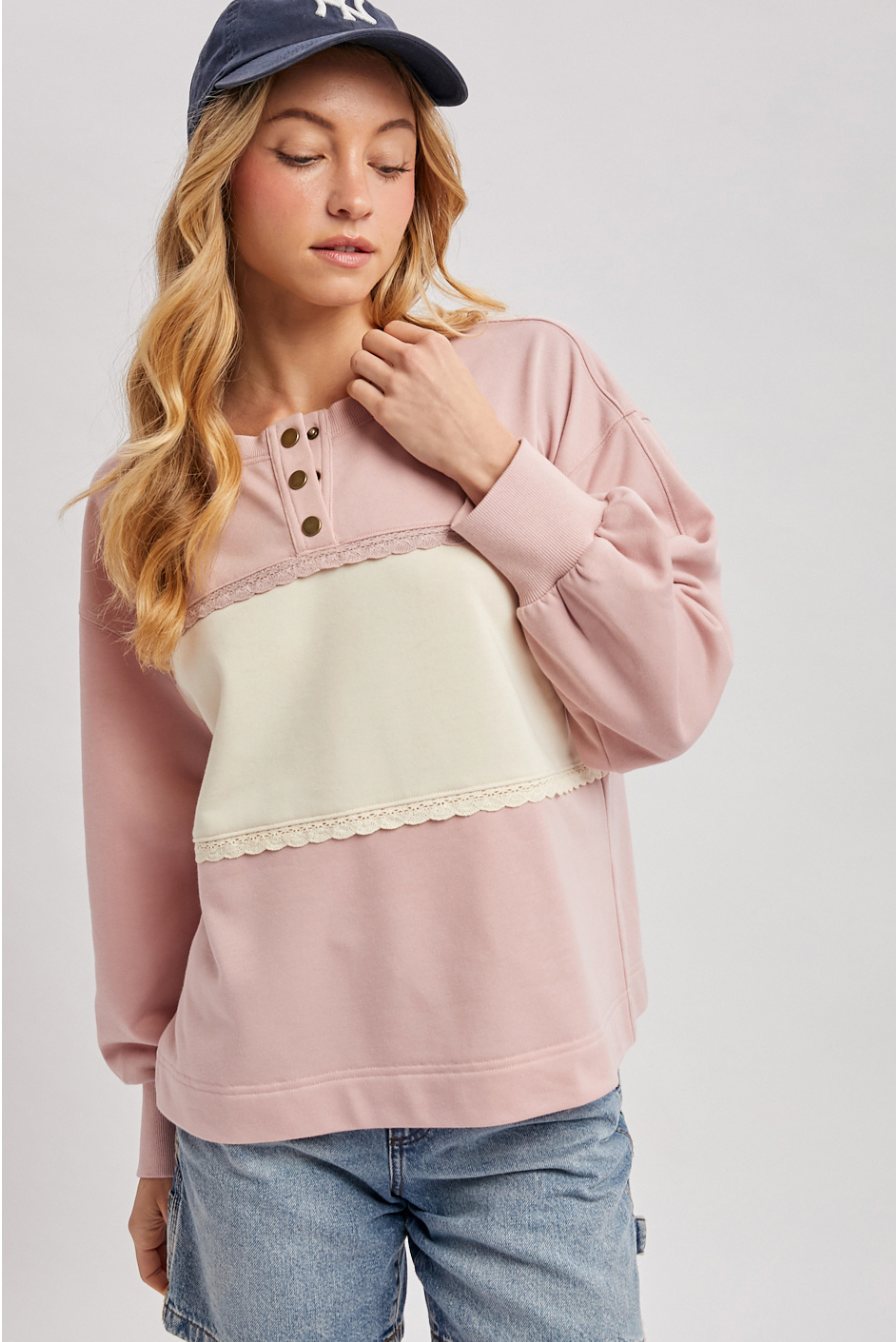 Tessa Colorblock Sweatshirt