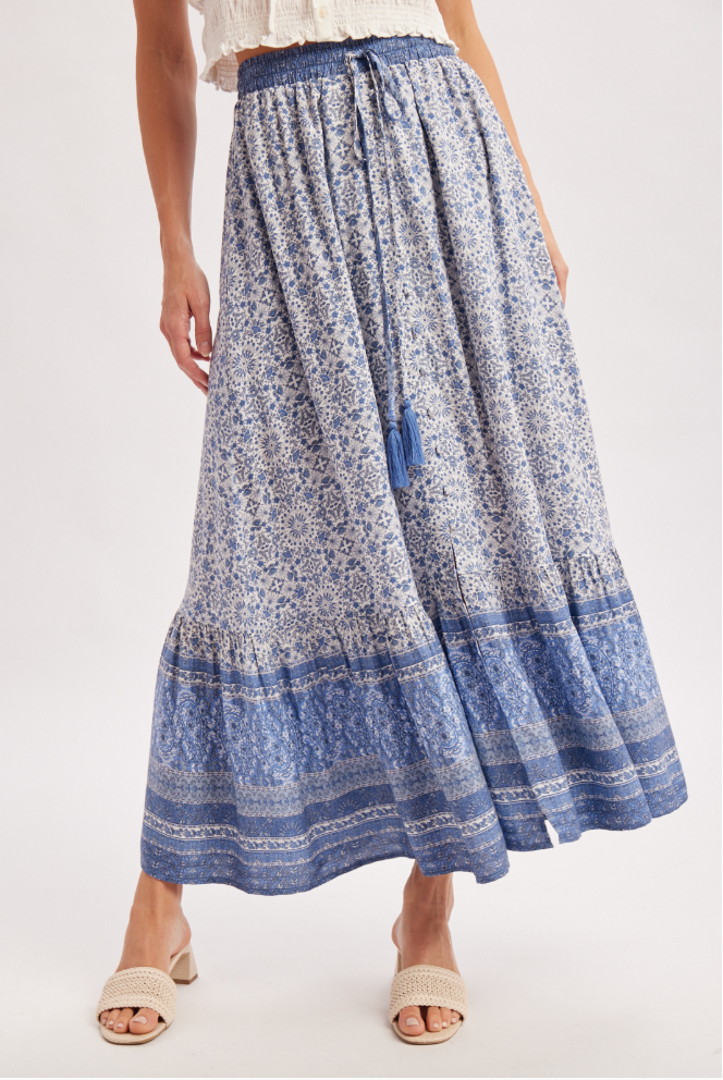 Kaia Boho Maxi Skirt