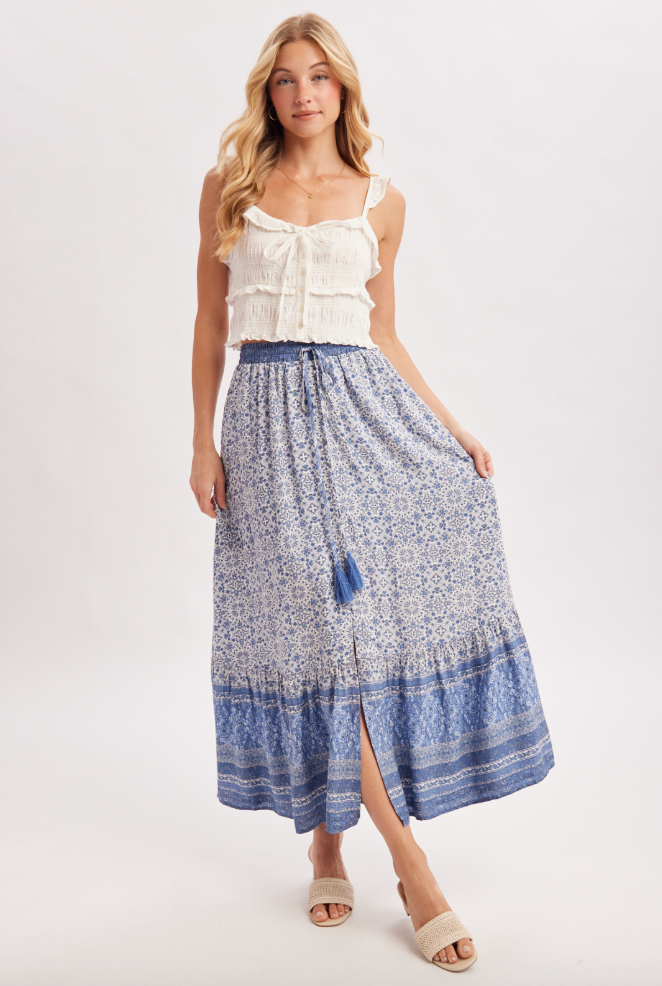 Kaia Boho Maxi Skirt