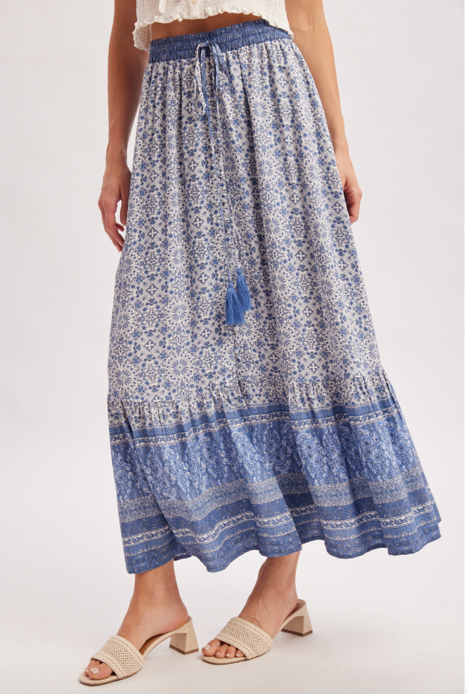 Kaia Boho Maxi Skirt