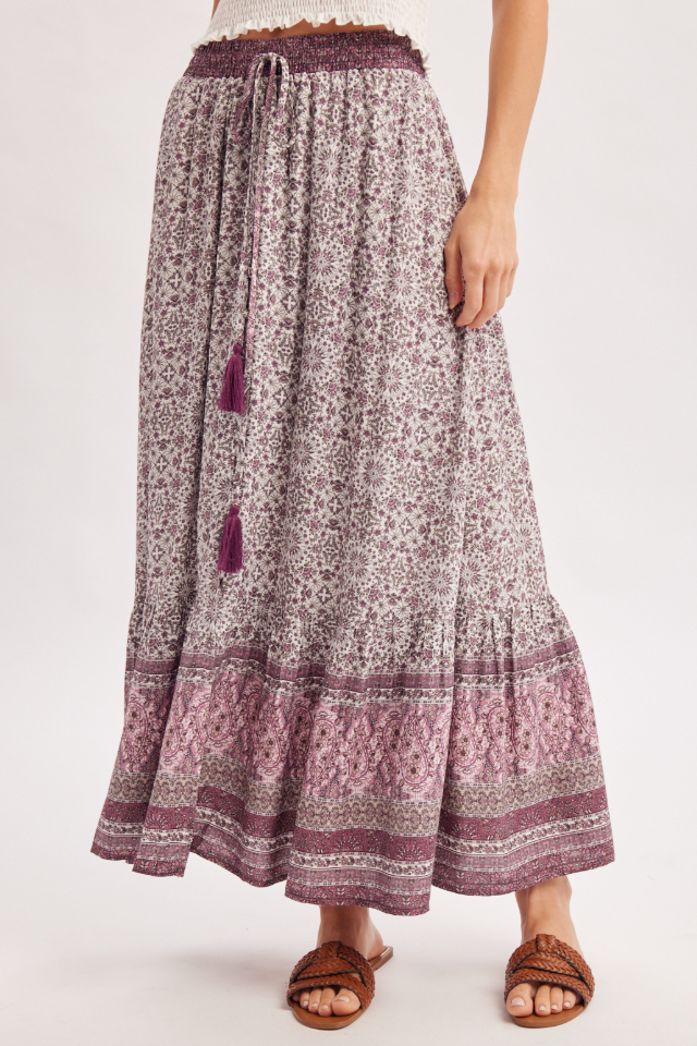 Kaia Boho Maxi Skirt