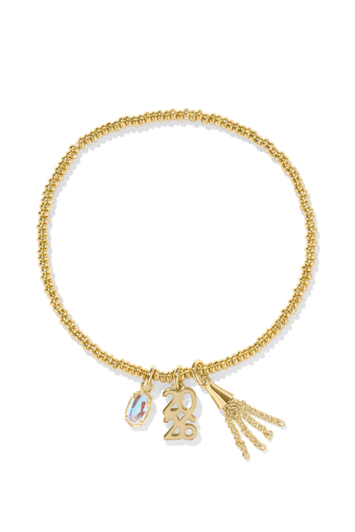 2026 Grad Gold Stretch Bracelet