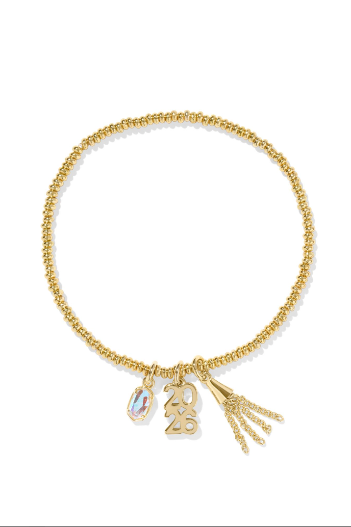 2026 Grad Gold Stretch Bracelet