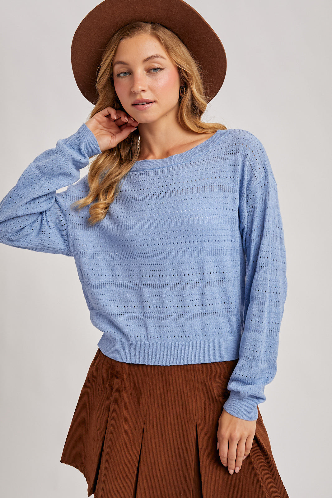 Colette Open Knit Top