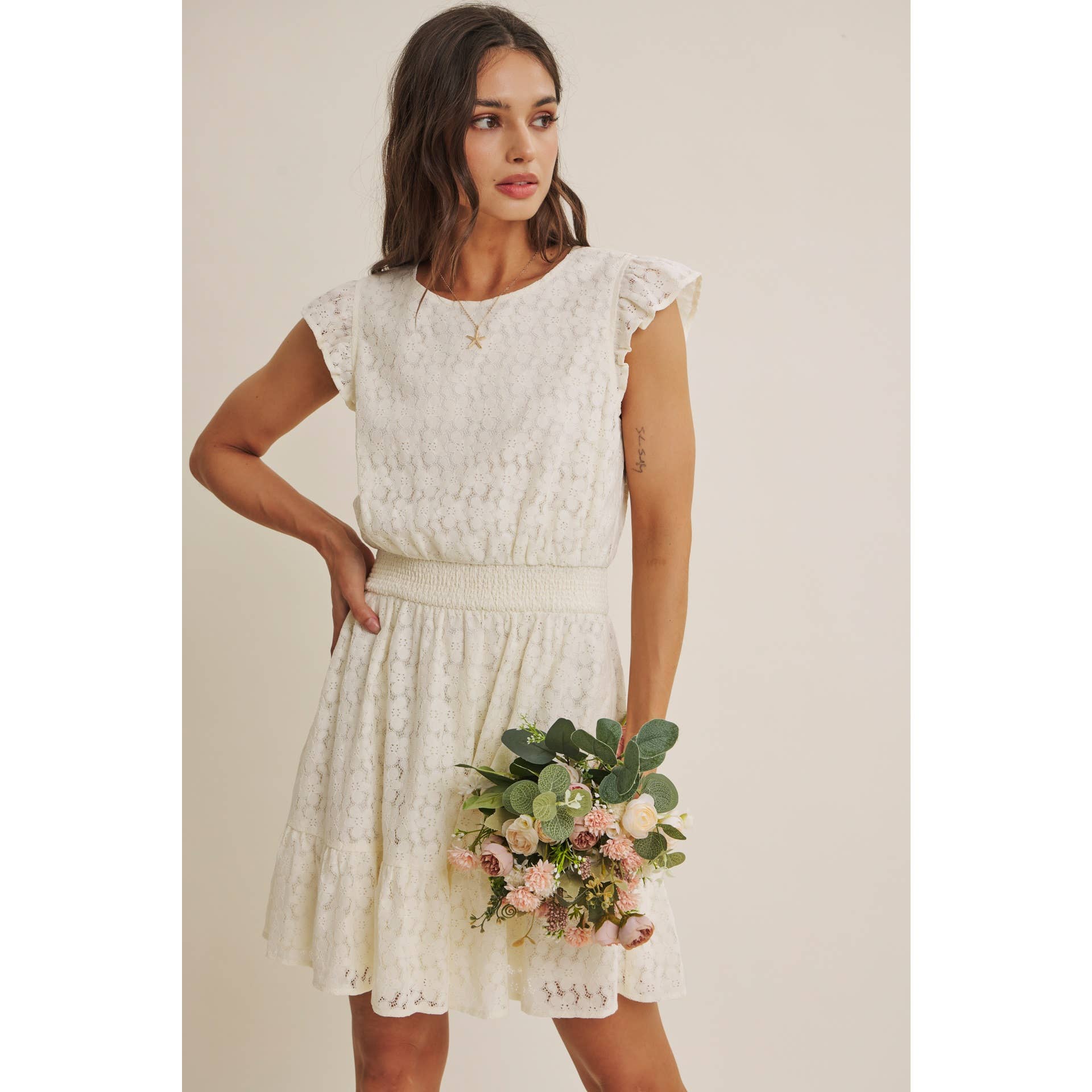 Kayley Lace Mini Dress