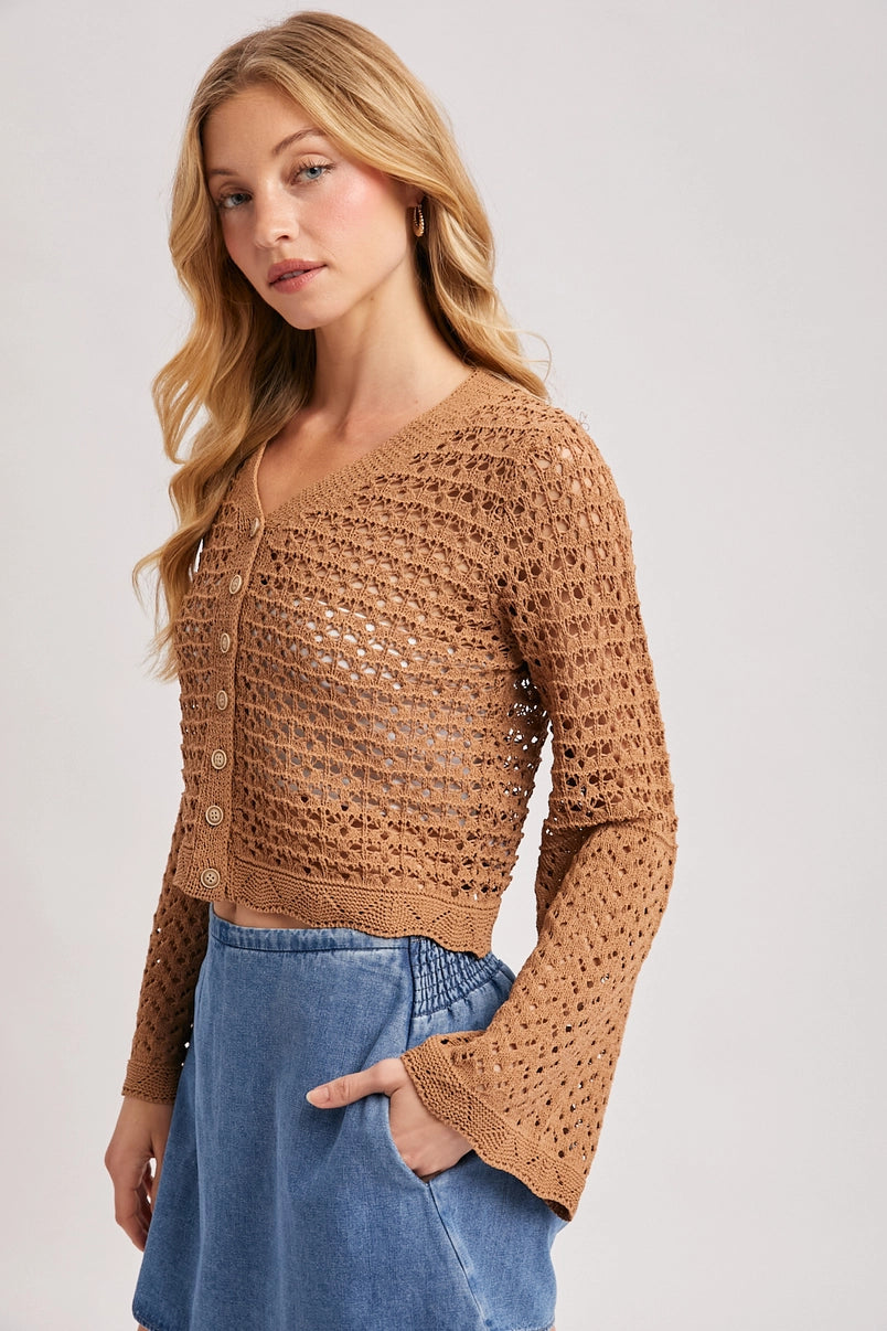 Louise Crochet Cardigan