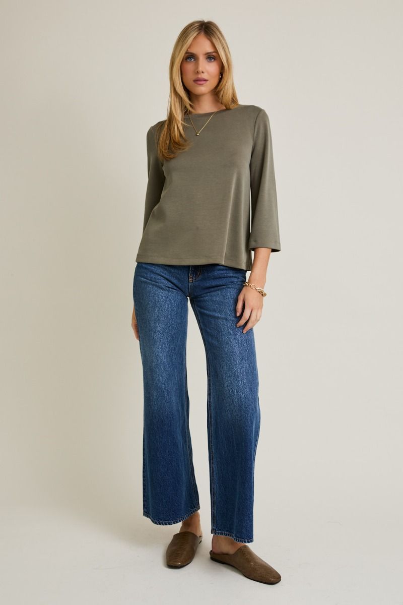 Jeni 3/4 Sleeve Top