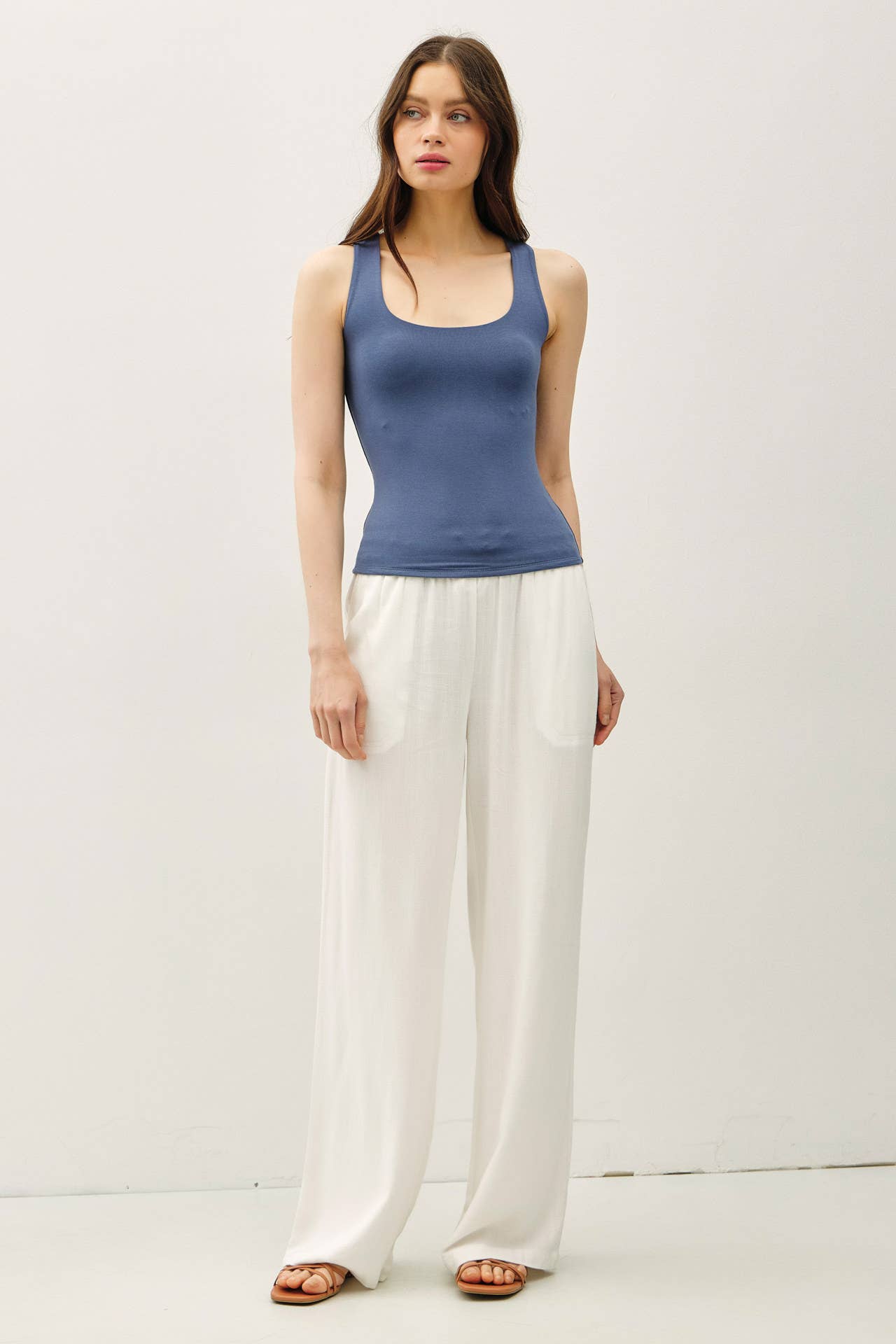 Presley Double Lined Square Neck Tank