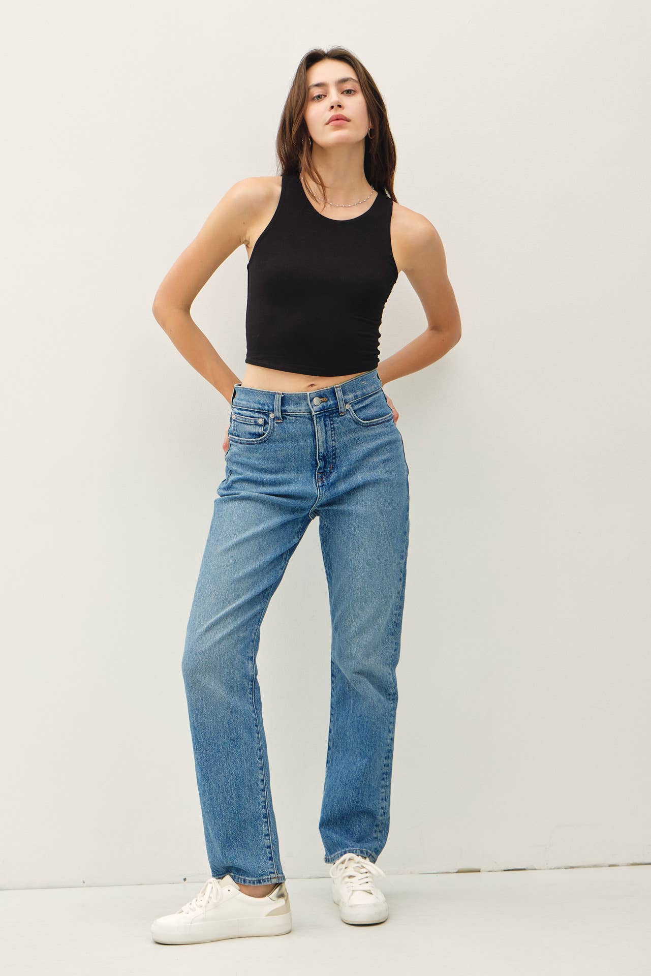 Ivy Double Lined Cropped Tank