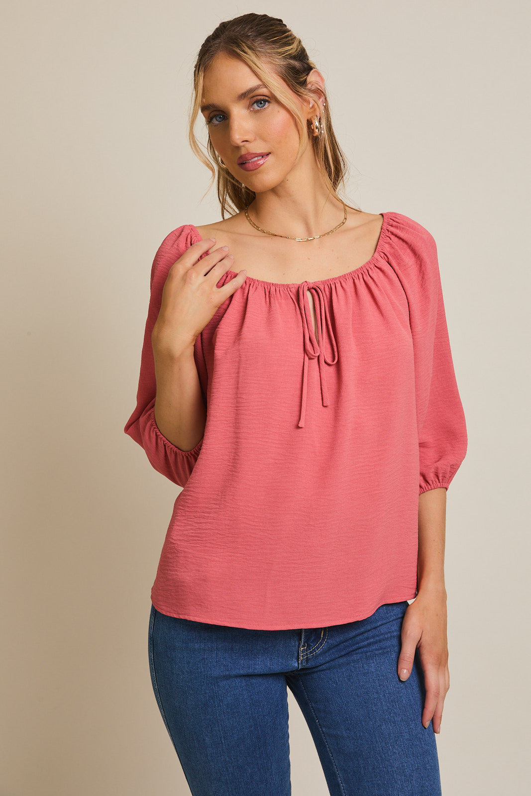 Jessie Front Tie Top