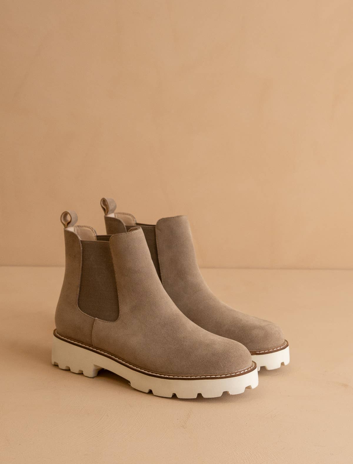 The Gianna | Khaki Chunky Sole Chelsea Boot