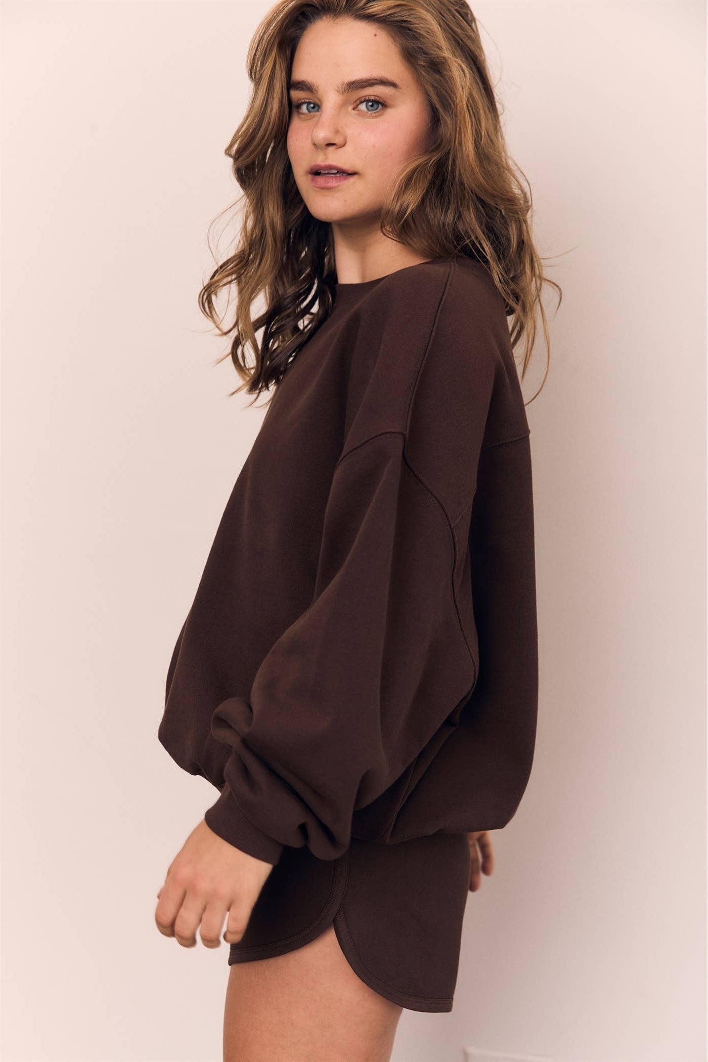 Anne Crewneck Dolman Sweatshirt