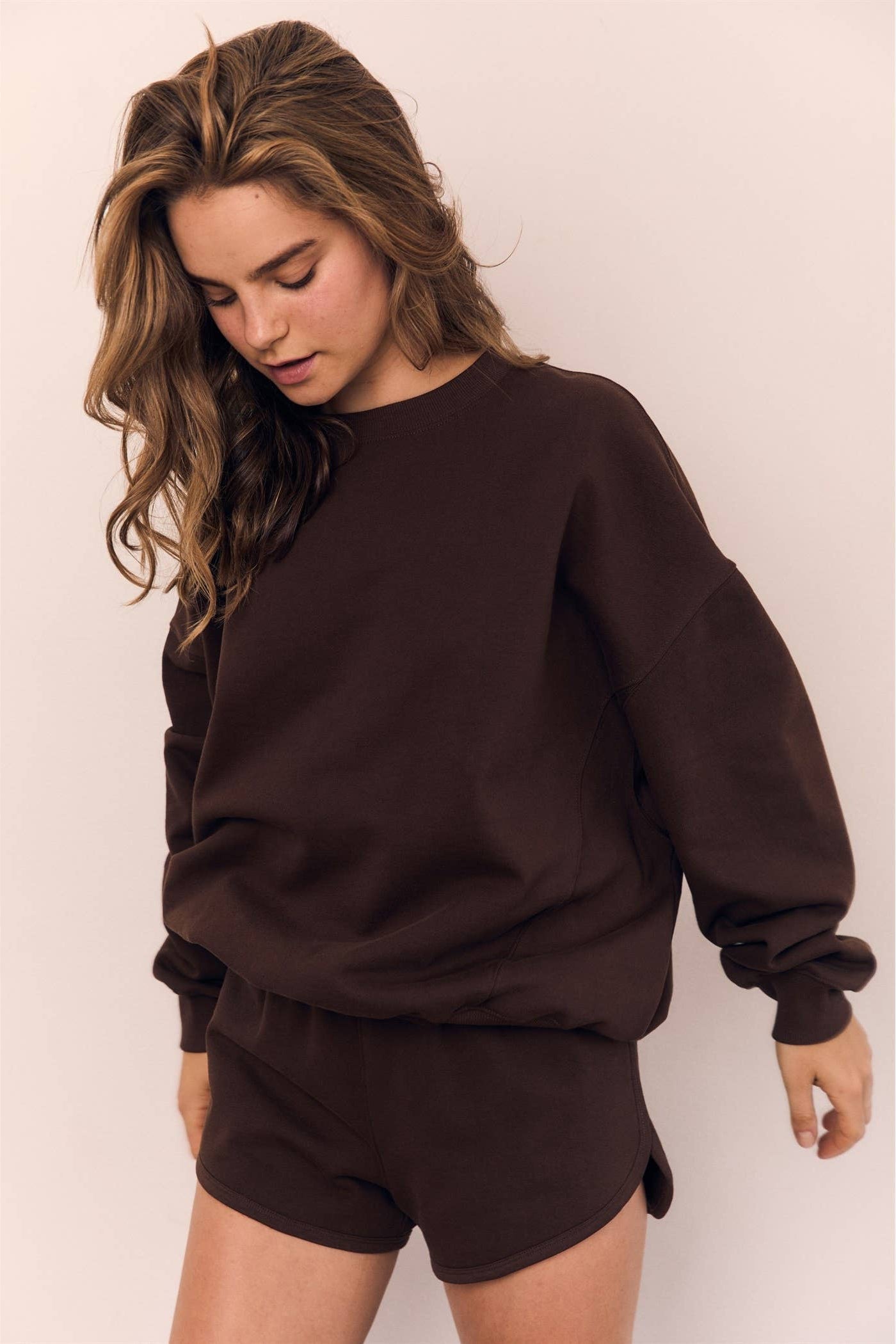 Anne Crewneck Dolman Sweatshirt