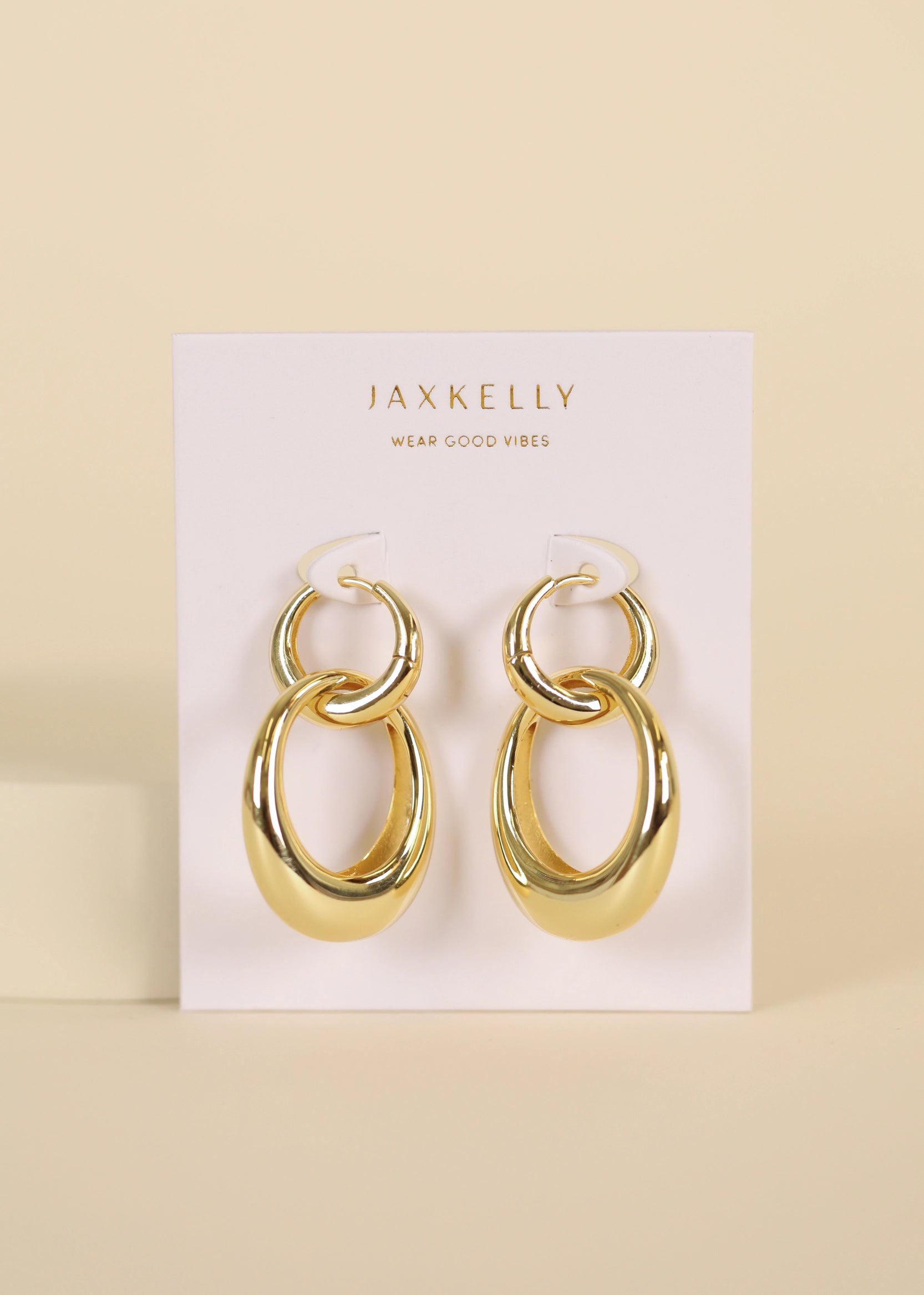 Coupled Hoop Earrings