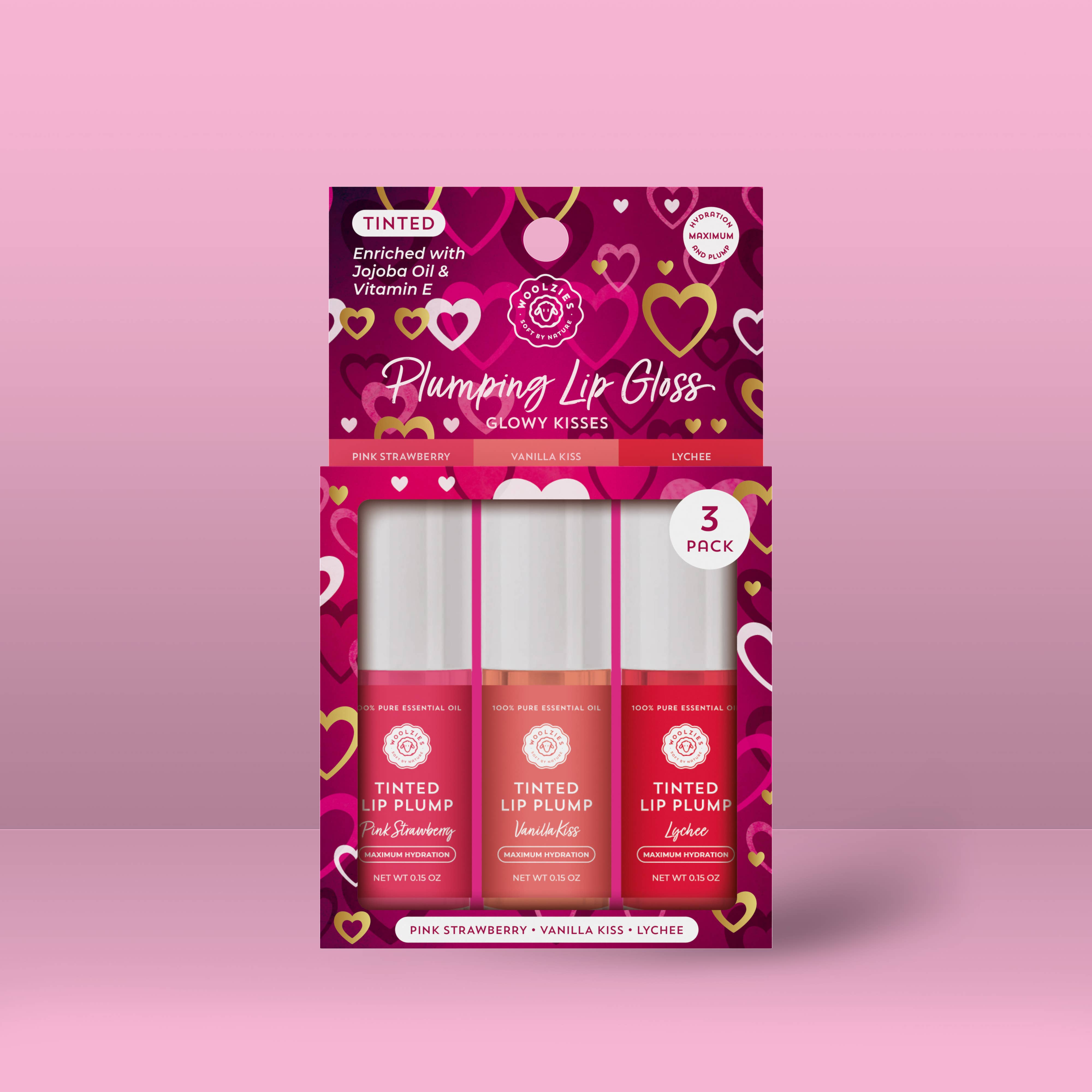 Plumping Lip Gloss Trio - Glowy Kisses
