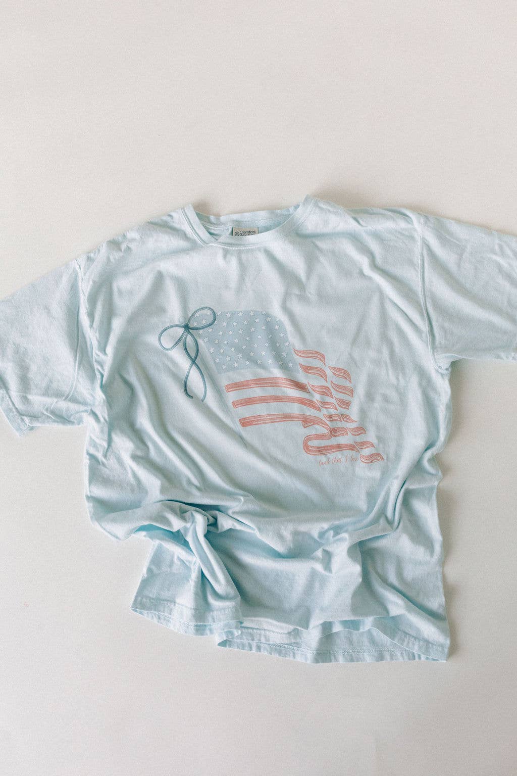 Flag & Bow Graphic Tee