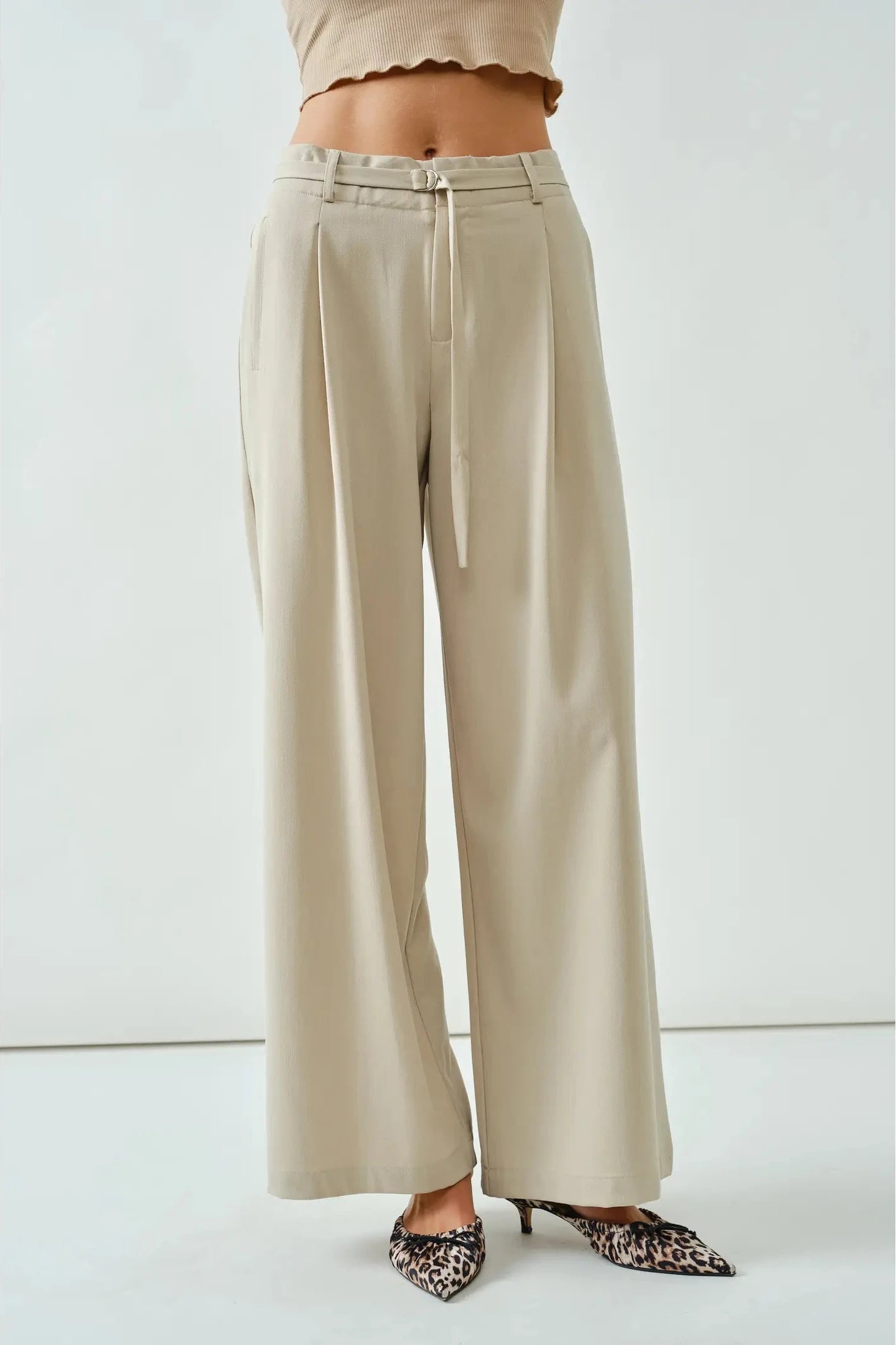Sloan Wide Leg Denim Trouser