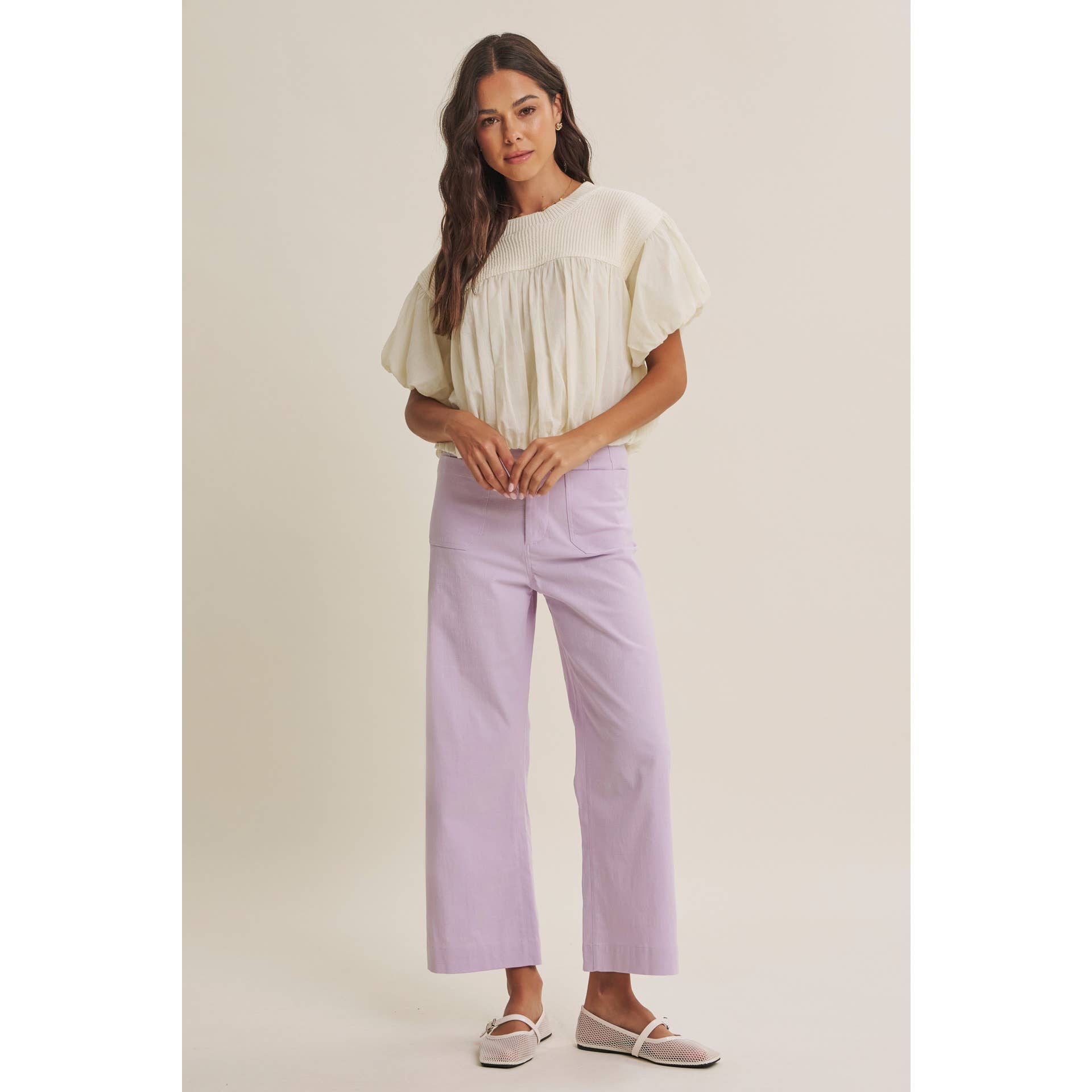 Brynlee Bubble Sweater Top