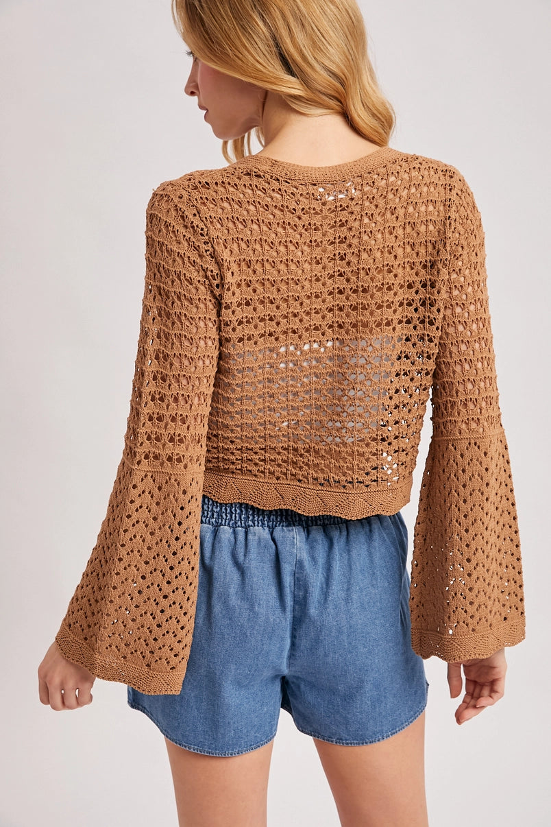 Louise Crochet Cardigan