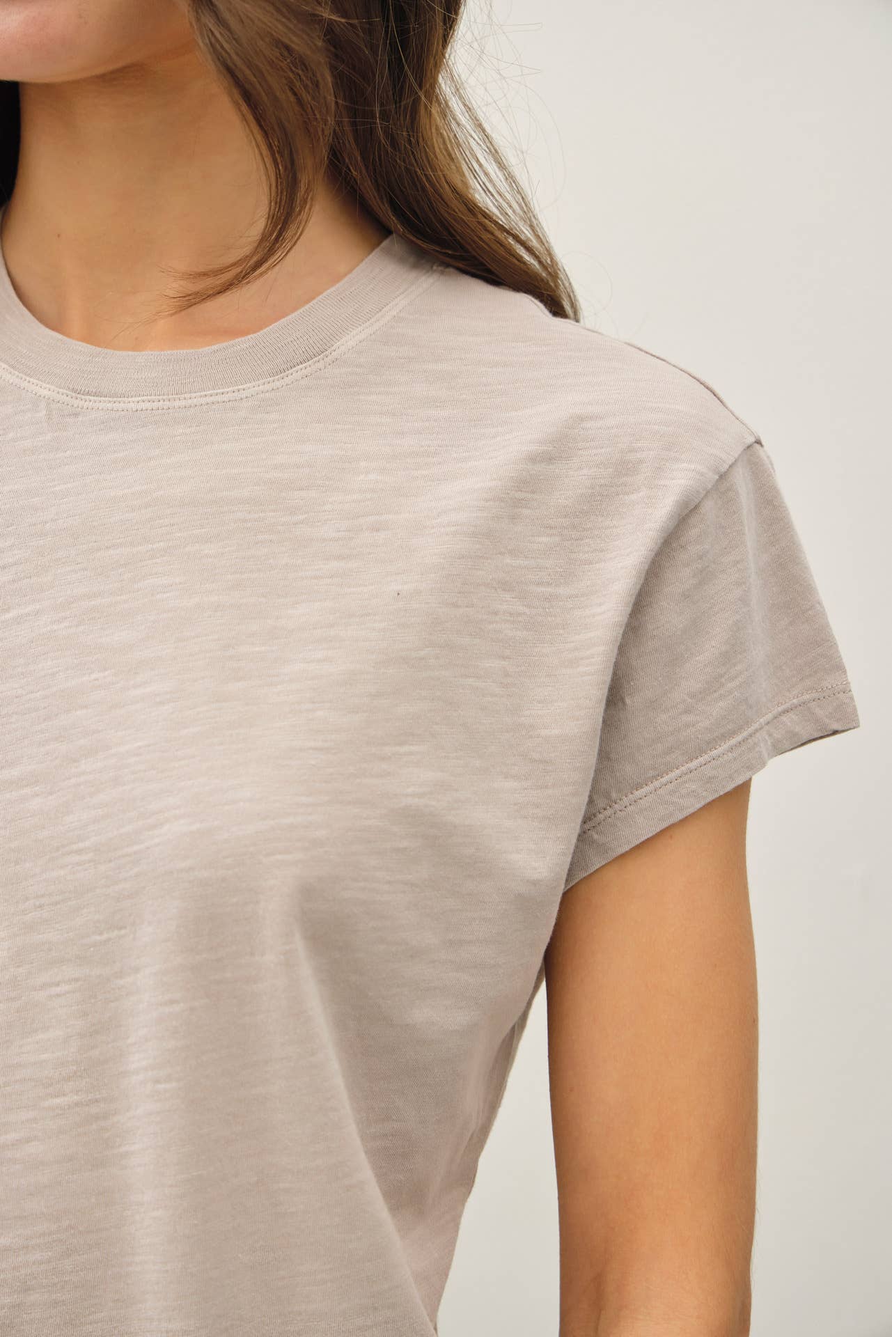 Tamara Slub Knit Baby Tee