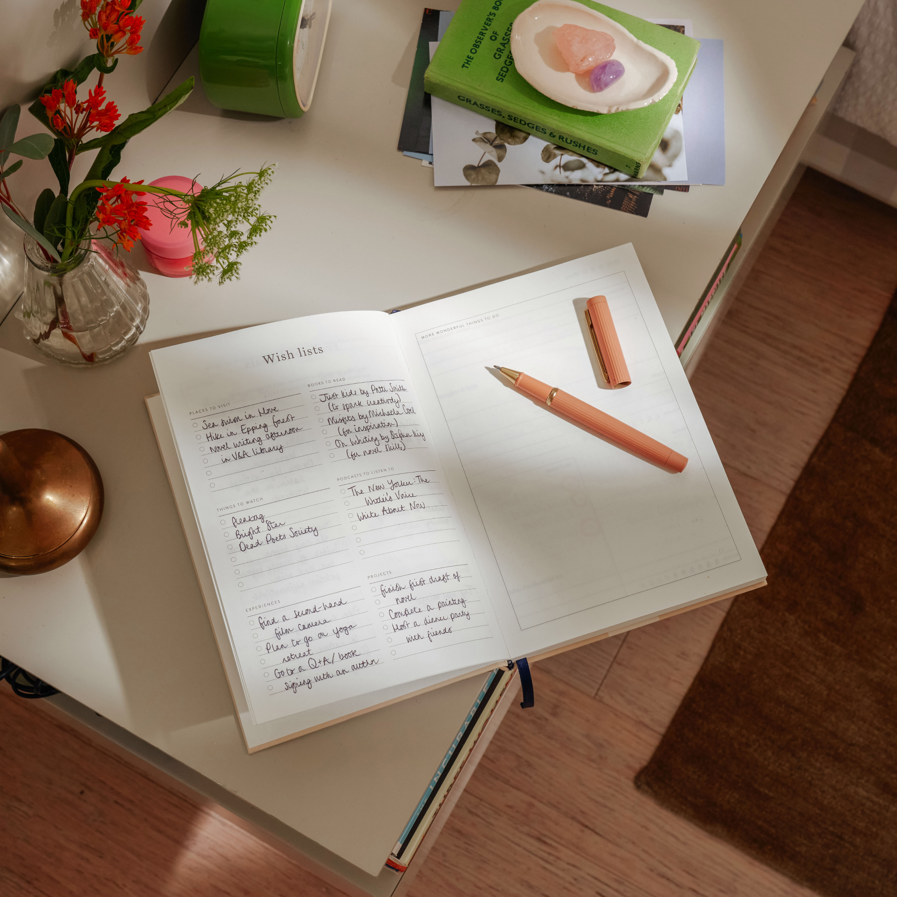 Guided Wellness Journal, A5 Hardcover - Joy