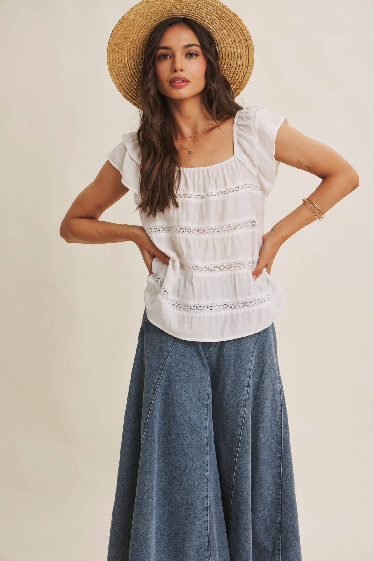 Juliet Boho Lace Top