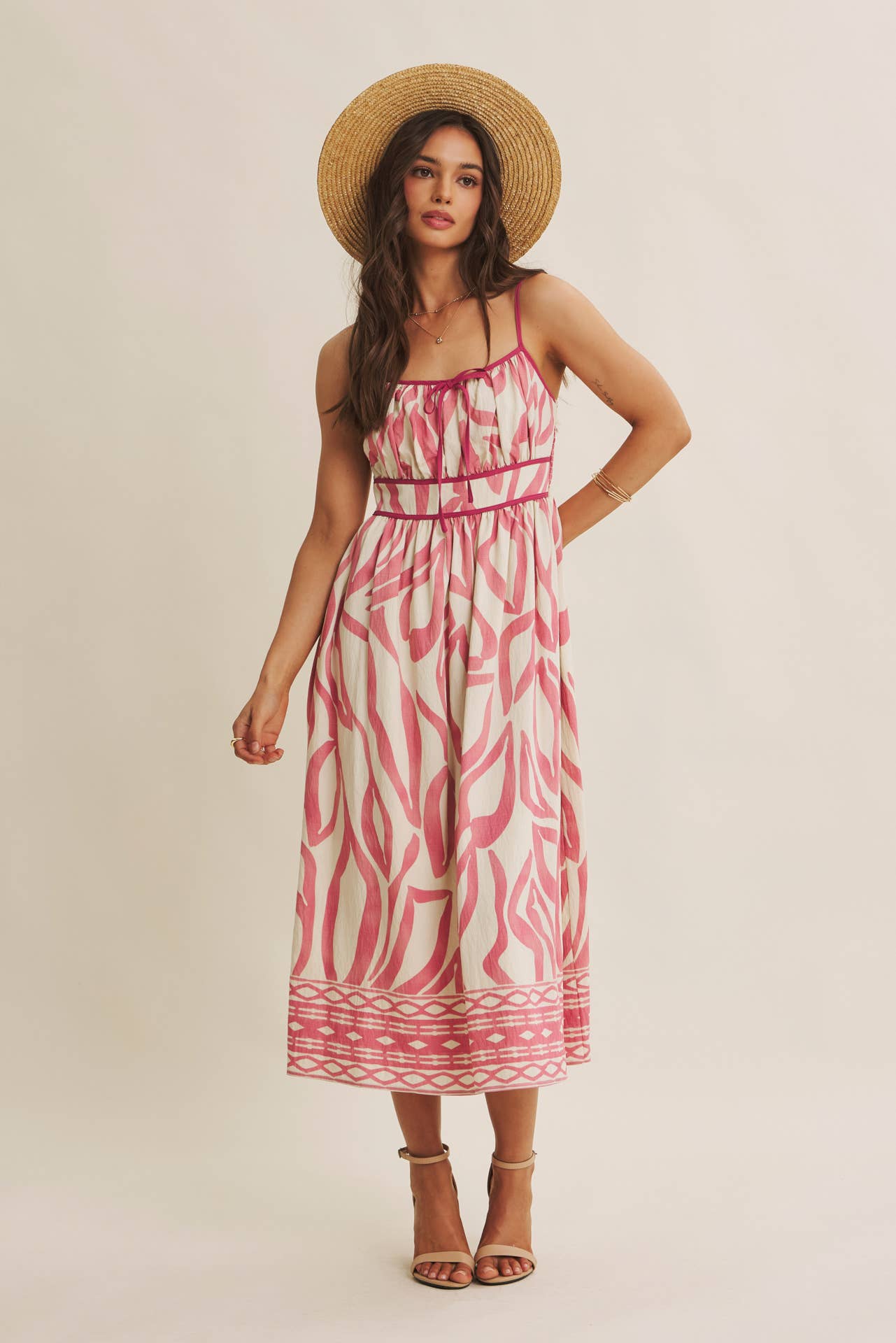 Winona Ikat Midi Dress