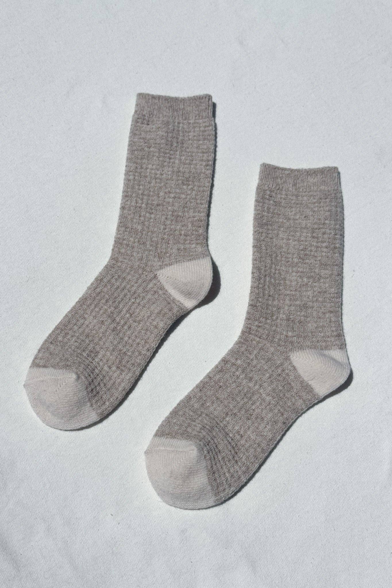 Wool Waffle Socks
