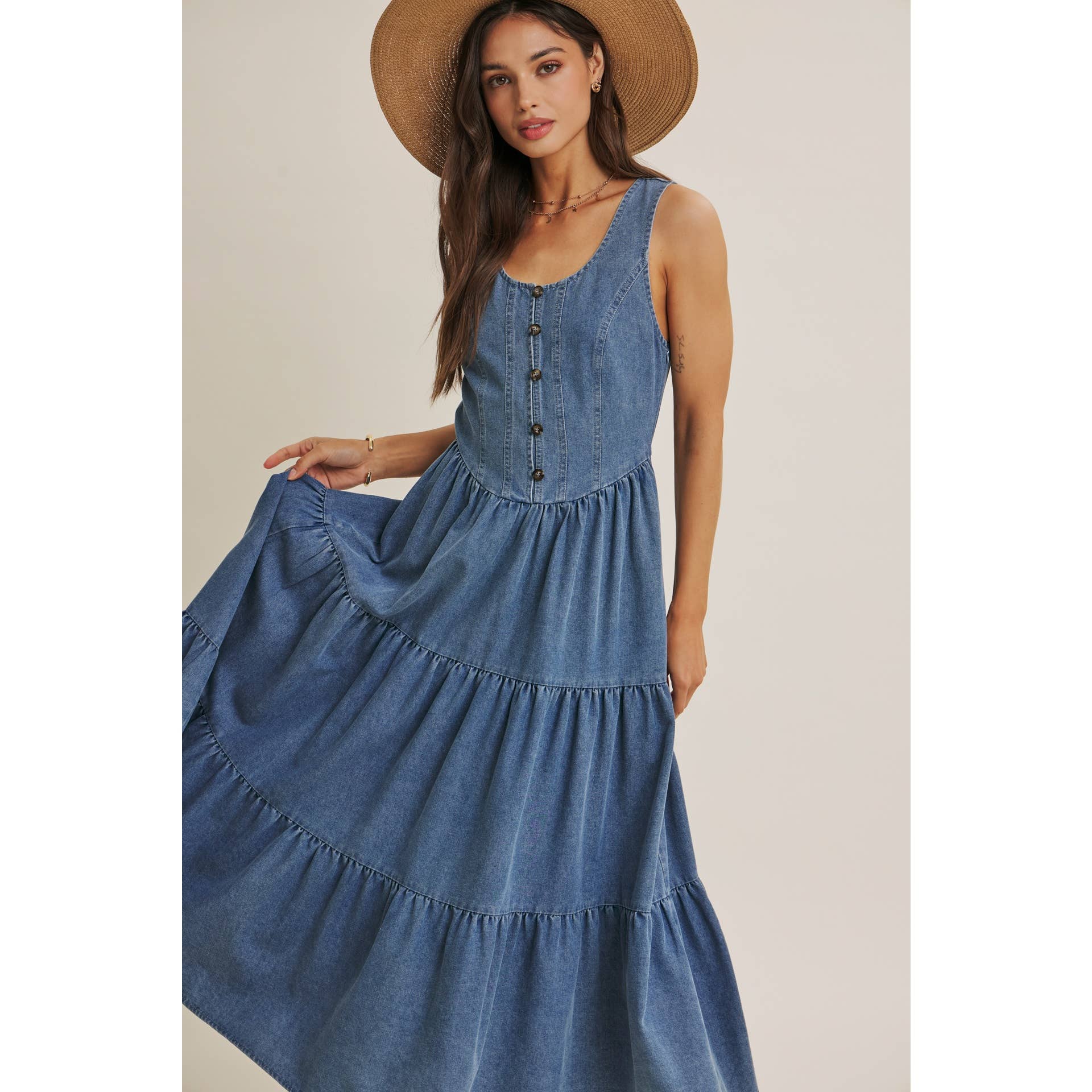 Mabel Tiered Mini Dress