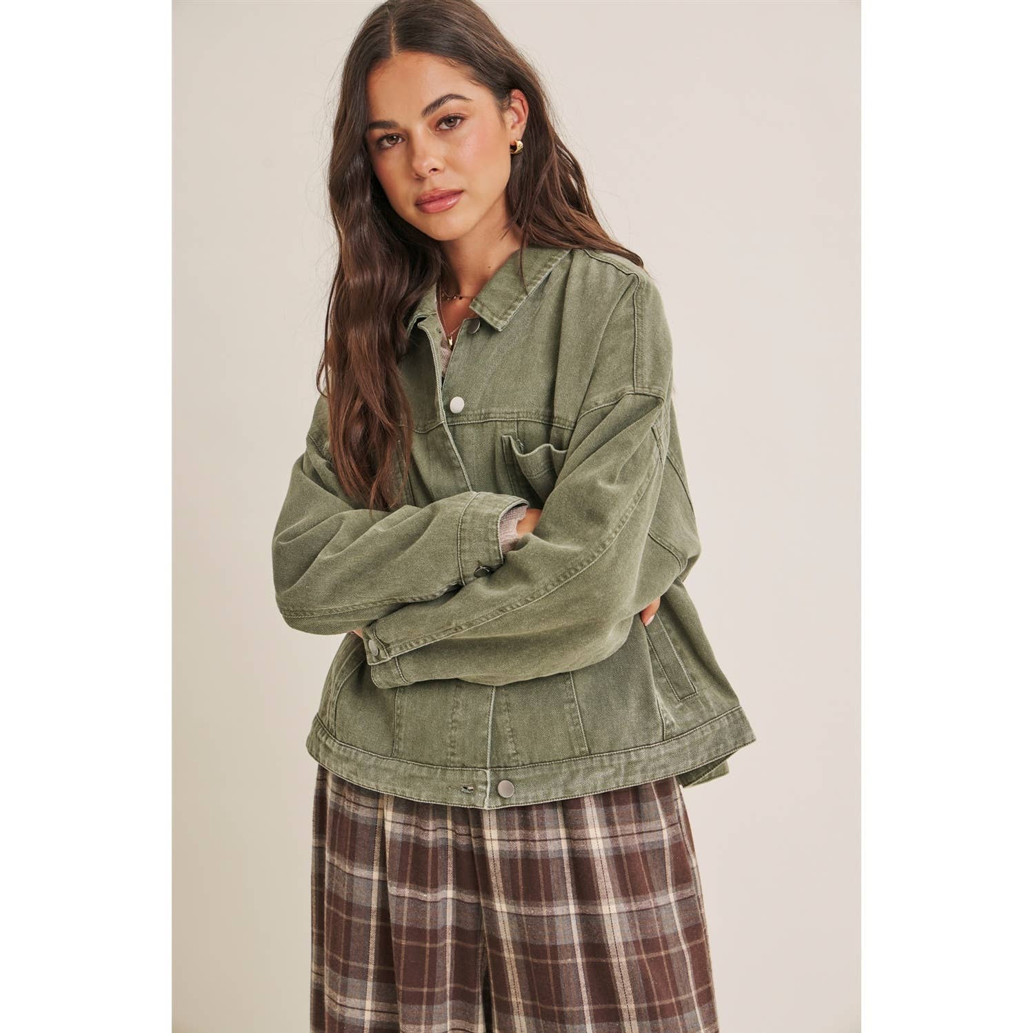 Sierra Oversized Twill Jacket