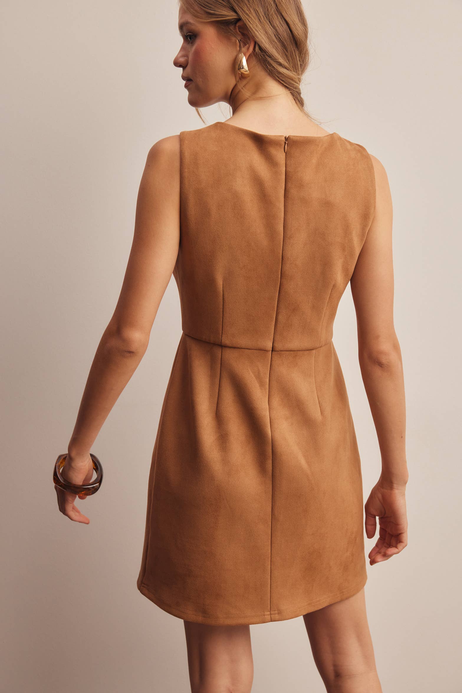 Sadie Suede Mini Dress