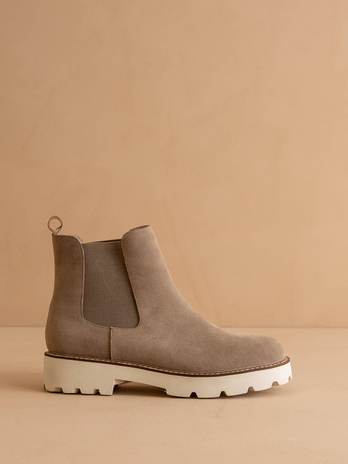 The Gianna | Khaki Chunky Sole Chelsea Boot