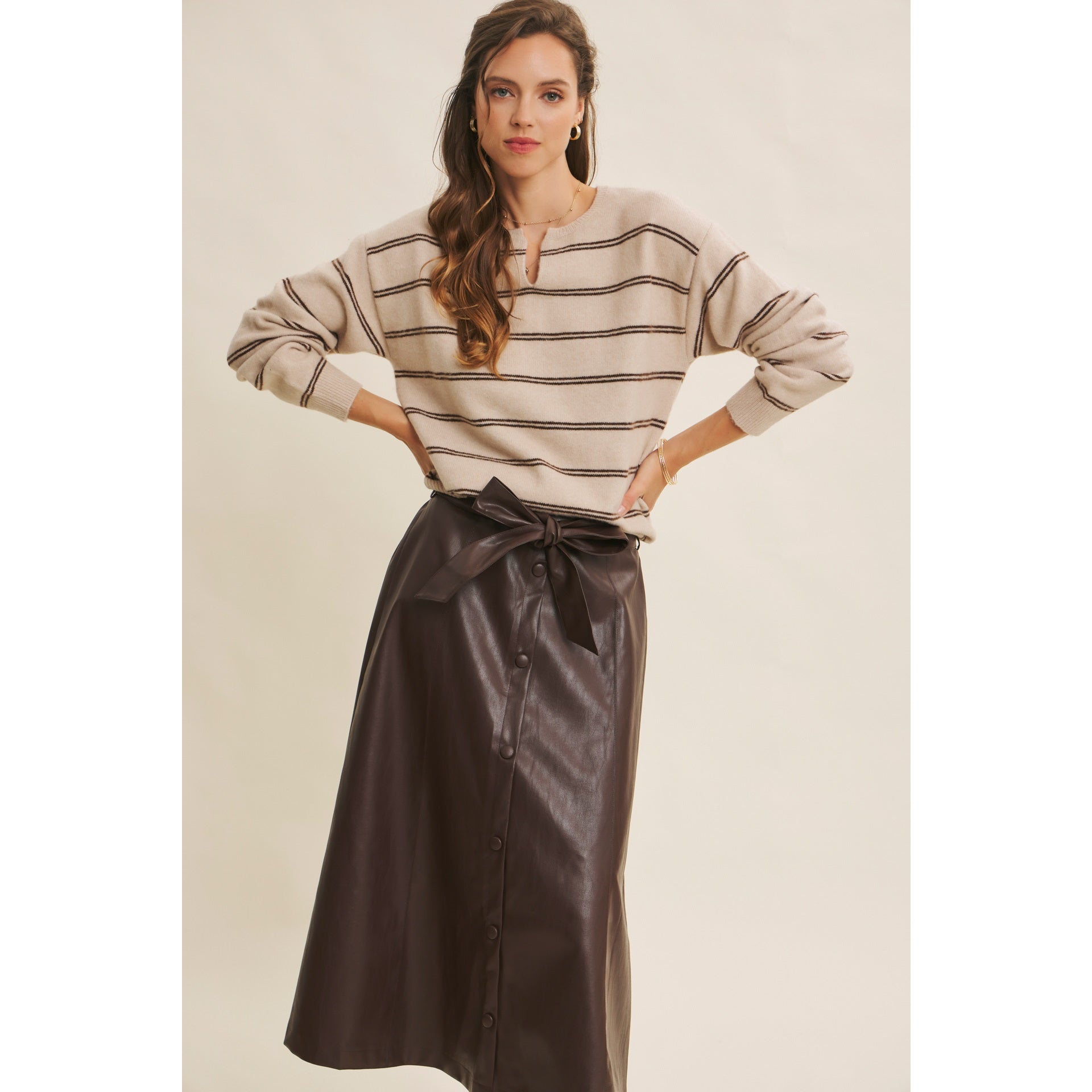 Marie Striped Sweater
