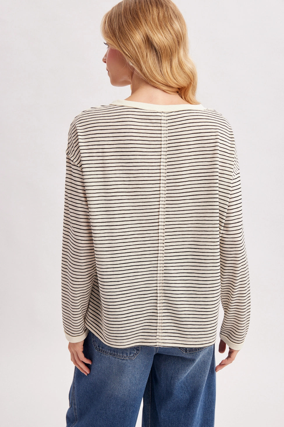 Skye Striped Long Sleeve Top