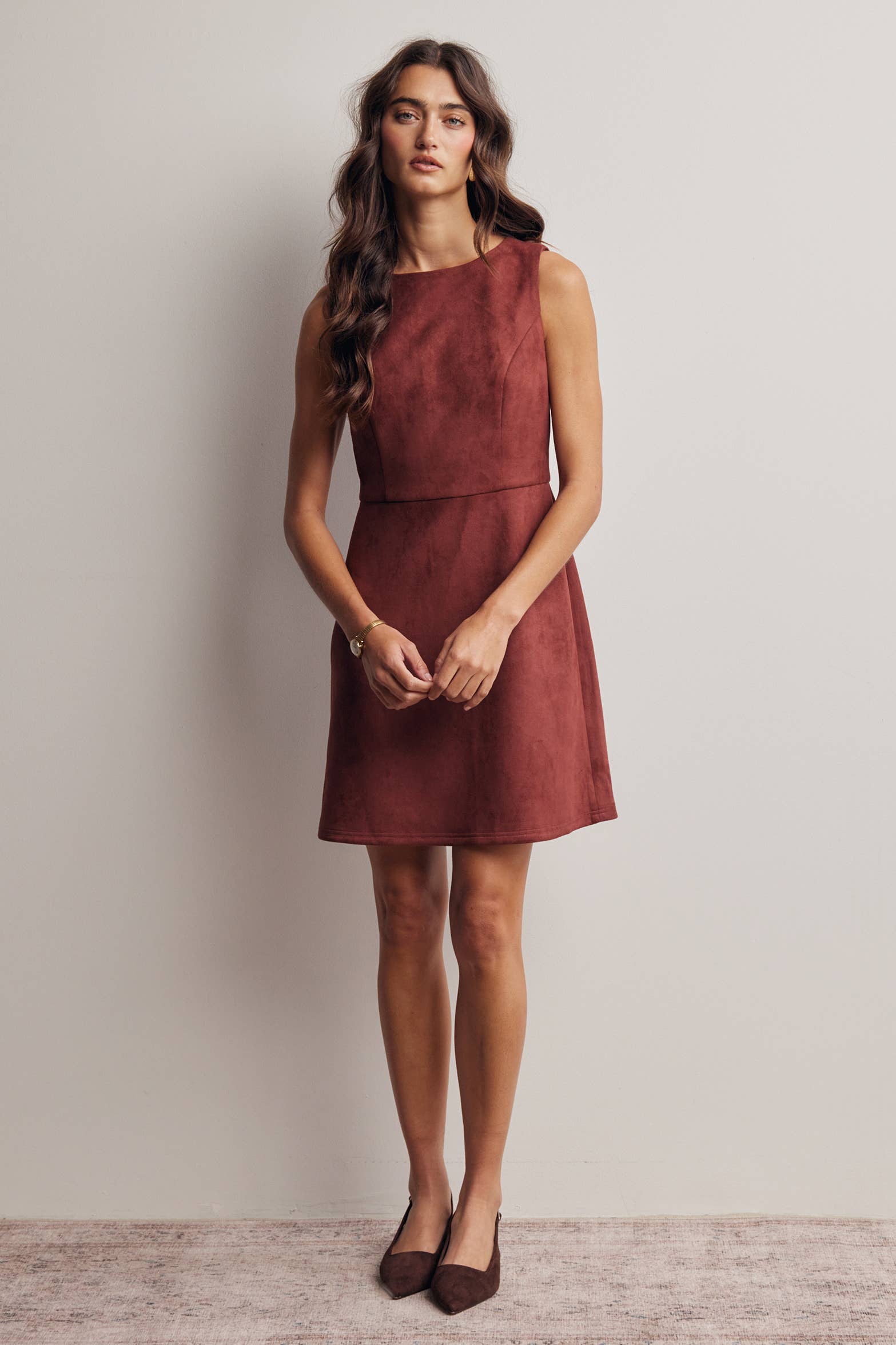 Sadie Suede Mini Dress