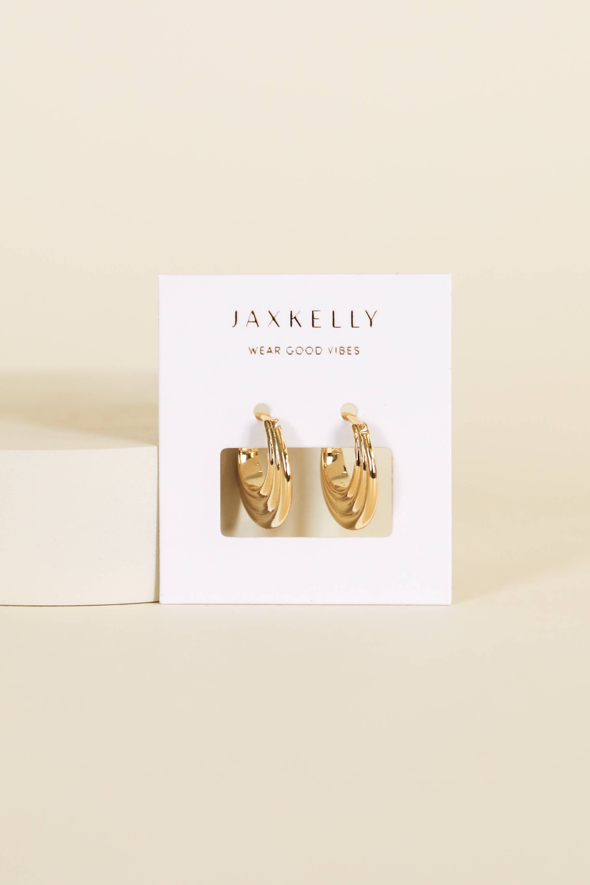 Triple Arch Hoop Earrings