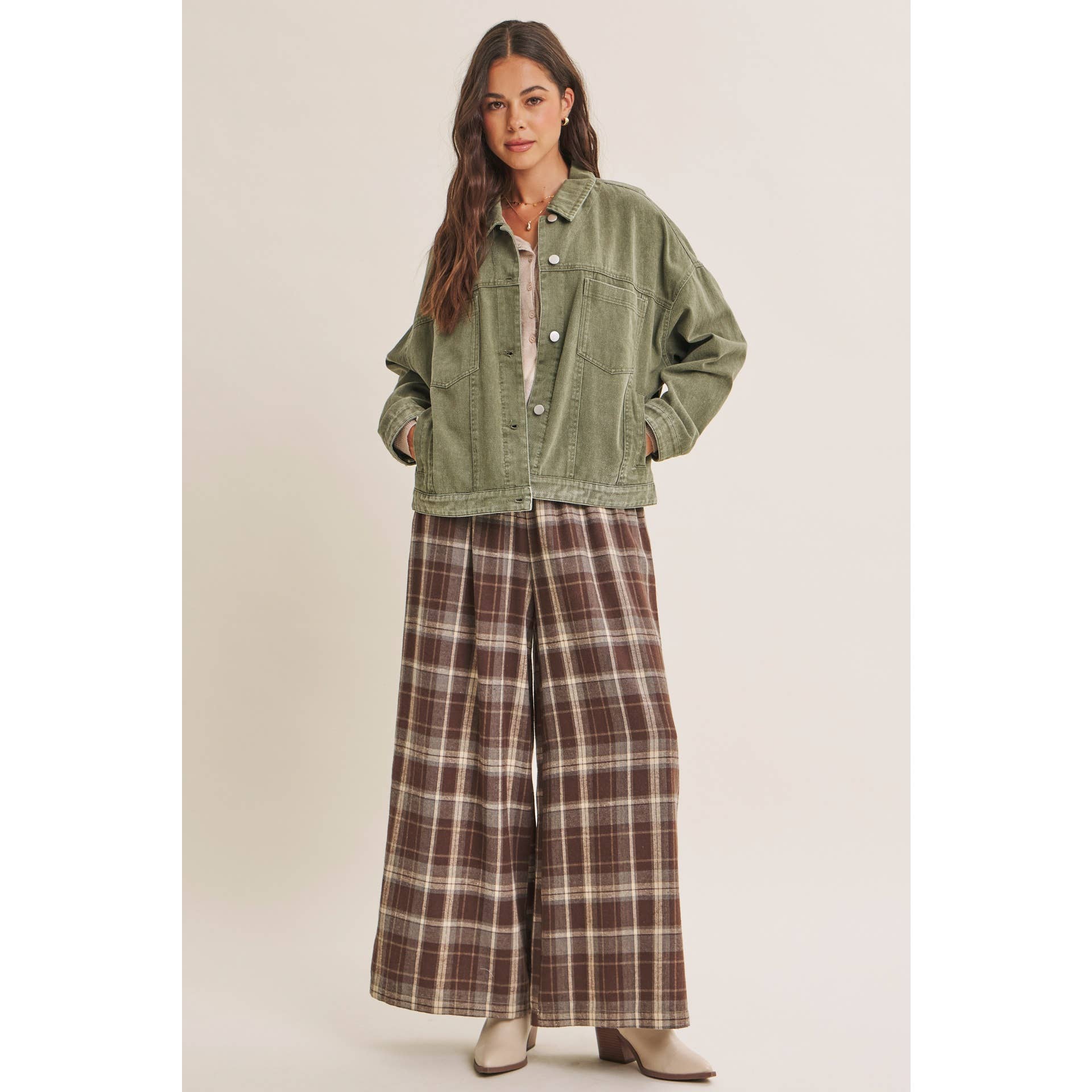 Sierra Oversized Twill Jacket