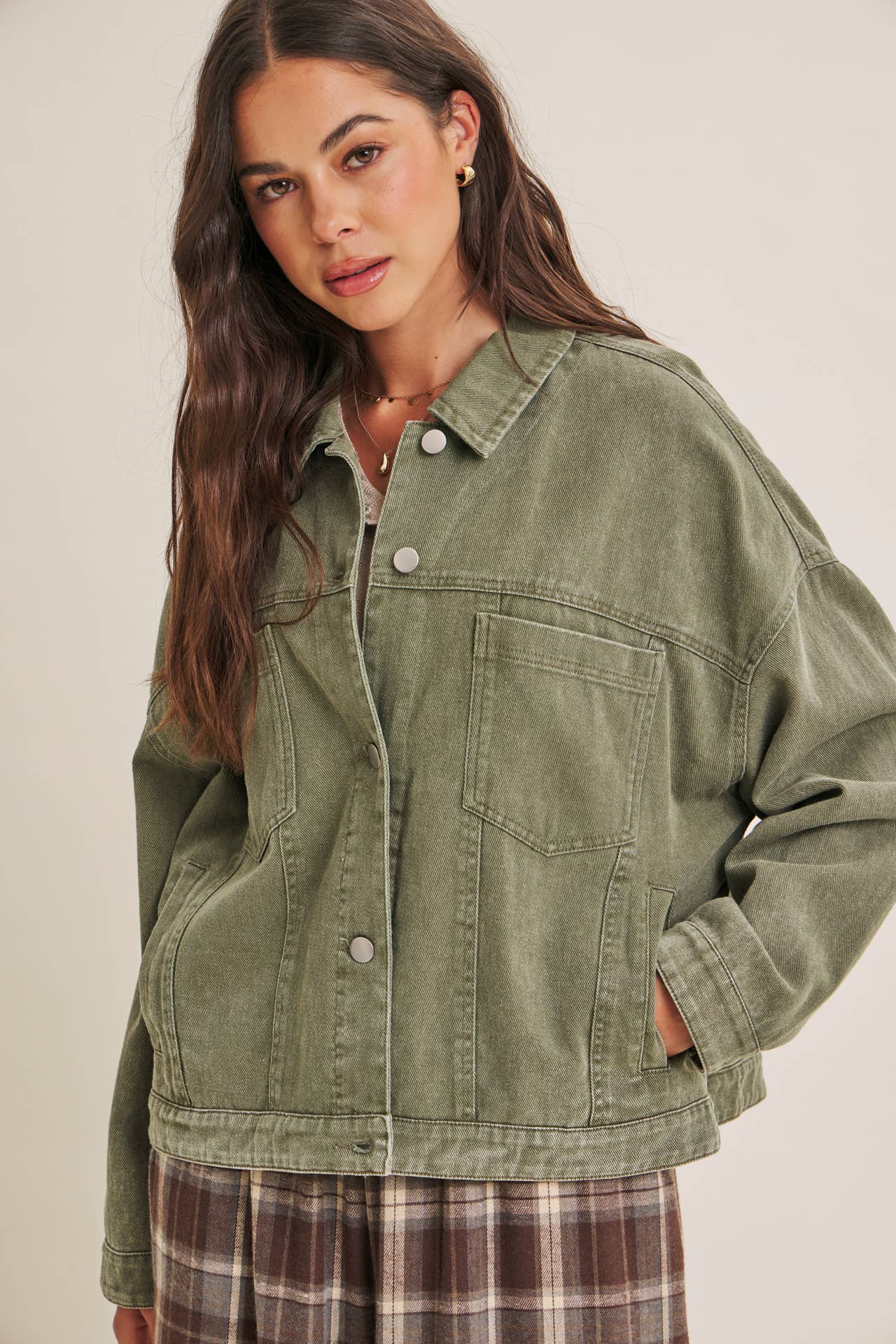 Sierra Oversized Twill Jacket