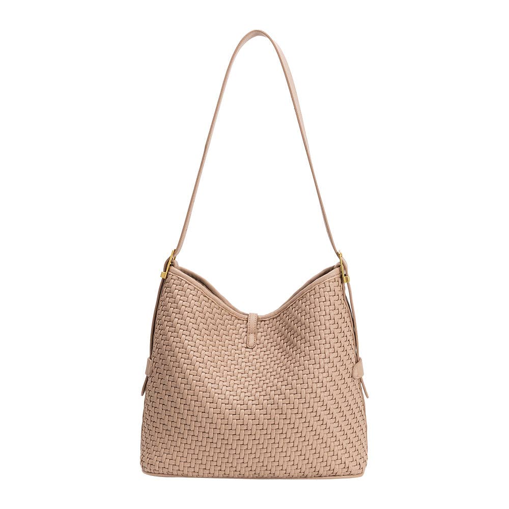 Thalia Biscuit Recycled Vegan Leather Tote