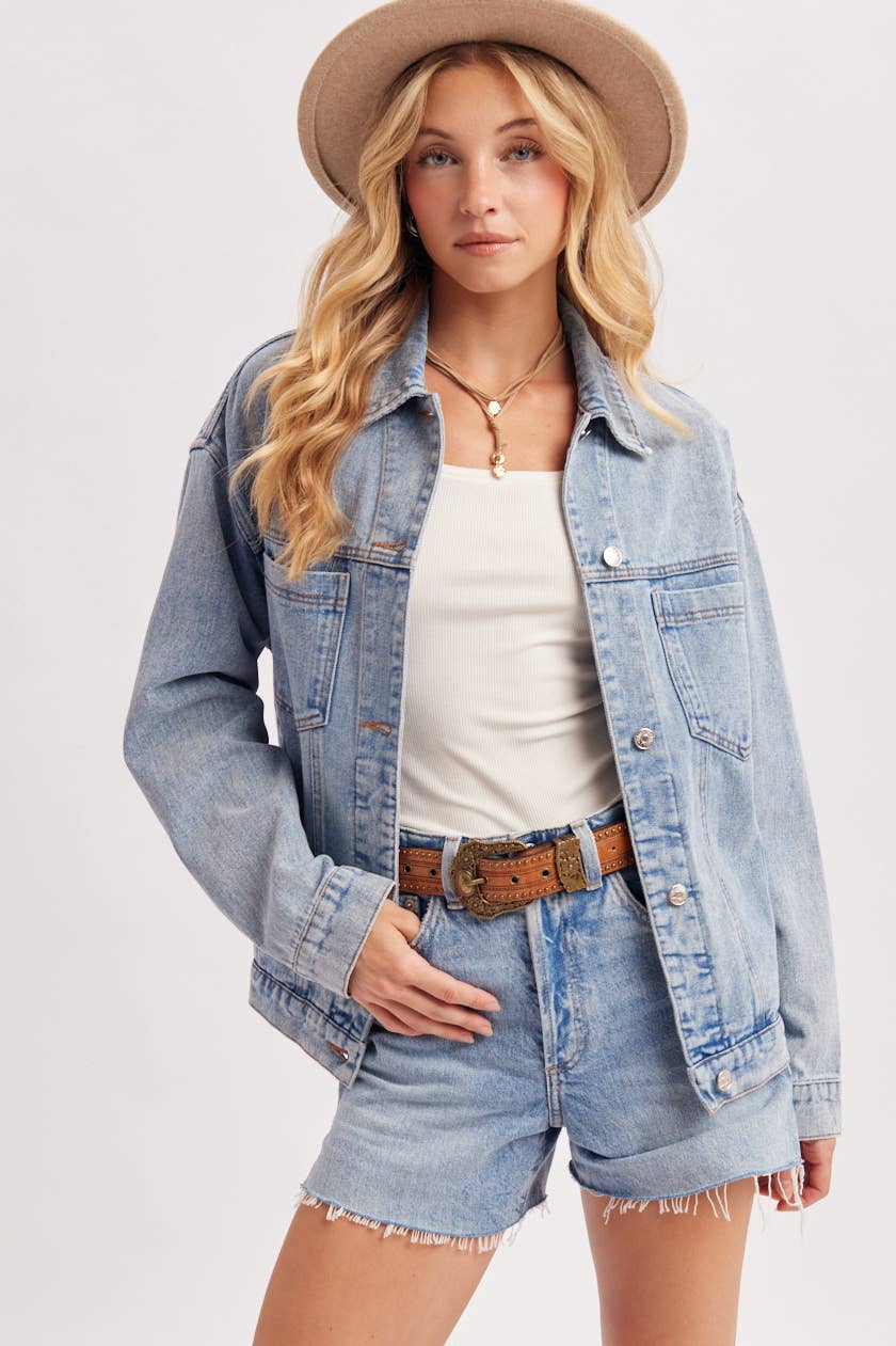 Roxie Oversized Denim Jacket