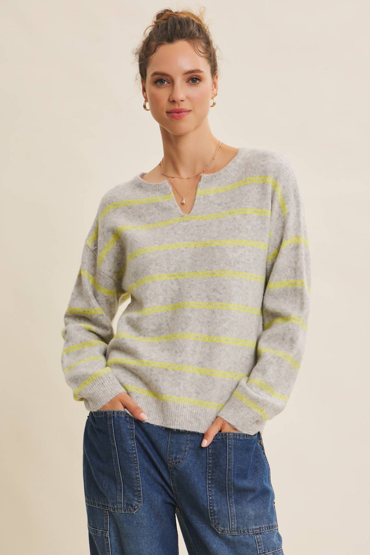 Lane Oversized Striped Sweater