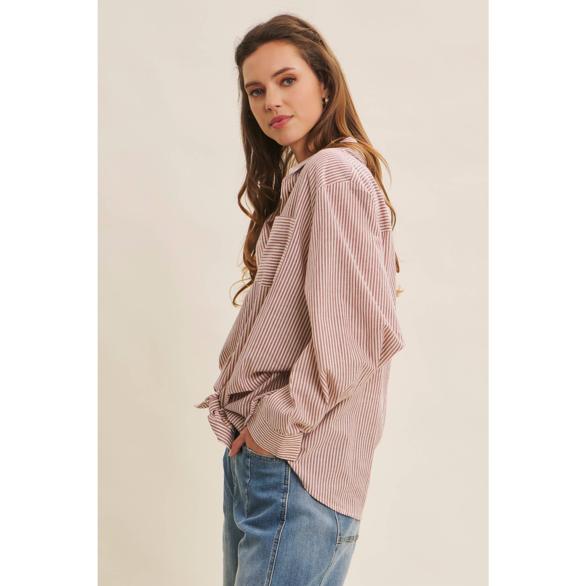 Saylor Striped Button Down Shirt
