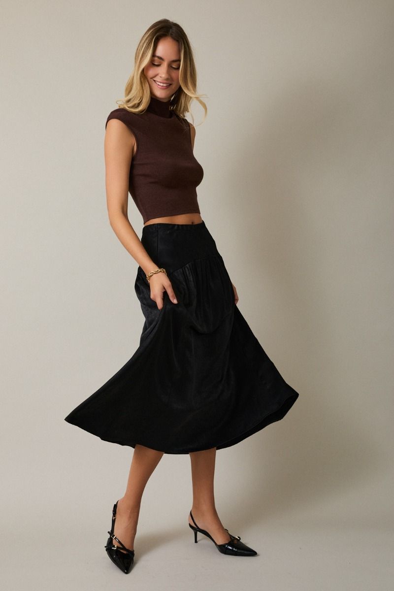 Emma Flare Hem Midi Skirt
