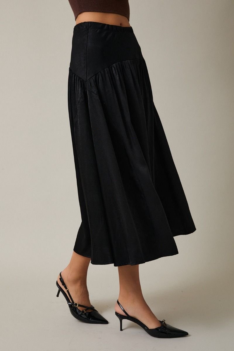 Emma Flare Hem Midi Skirt